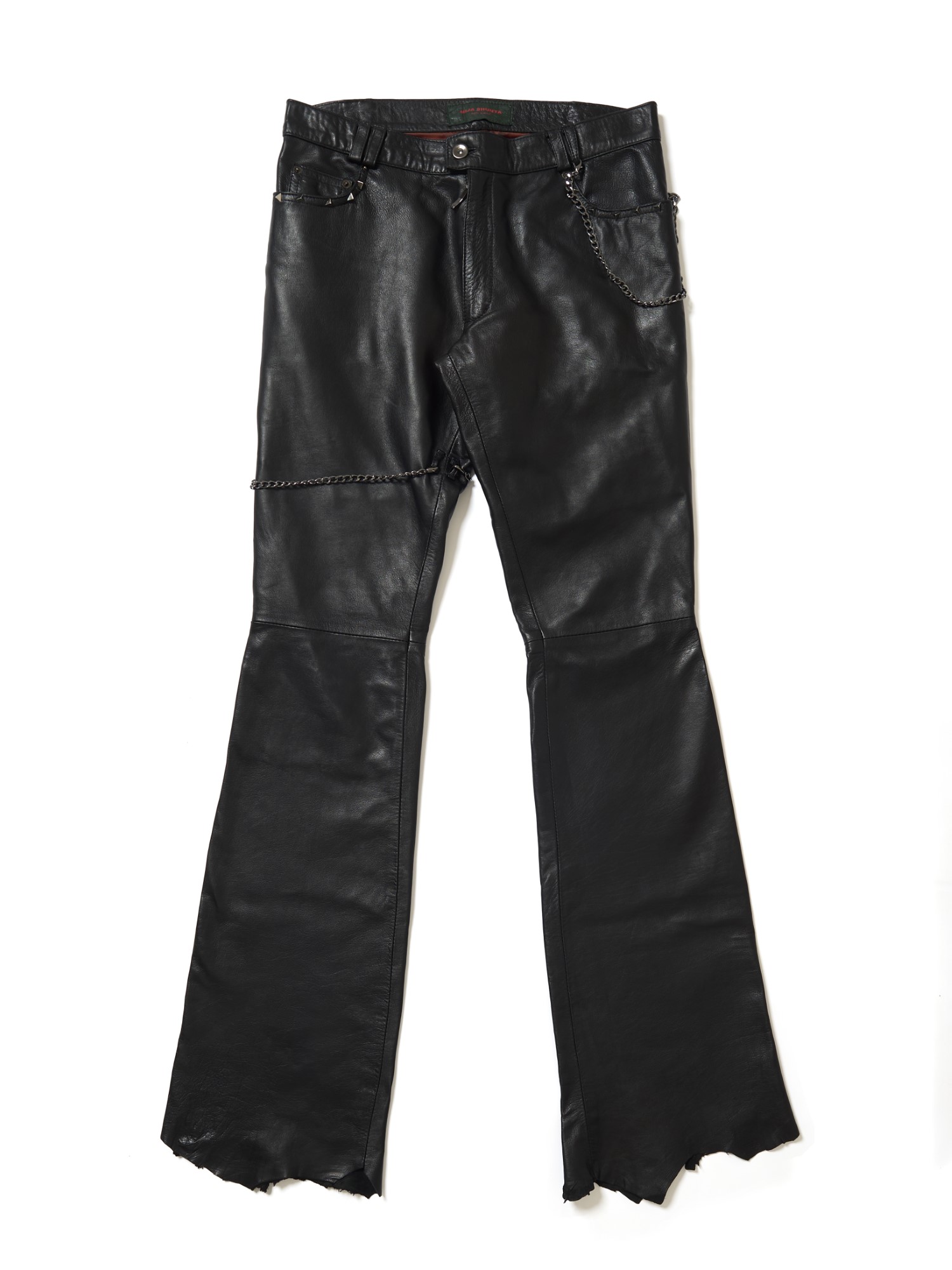BLACK GLASS PANTS